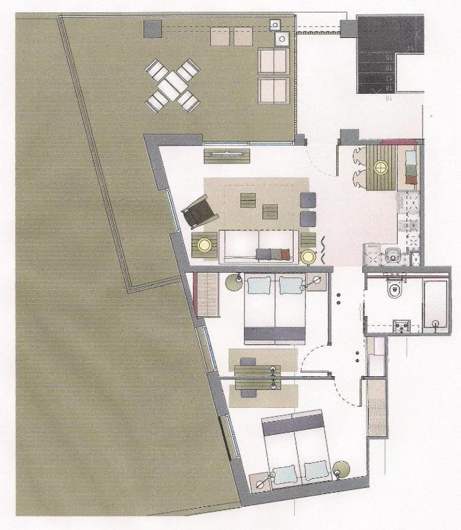 Appartement met 2 Slaapkamers en Terras